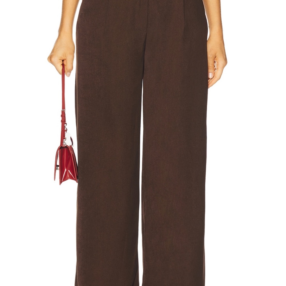 Chic Brown Women's Wide-Leg Pants